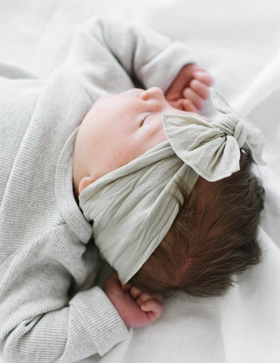 Knot Headband - Grey by Baby Bling