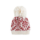Snowfall Hand Knit Hat - Red by The Blueberry Hill Accessories The Blueberry Hill NB (0-3M)  