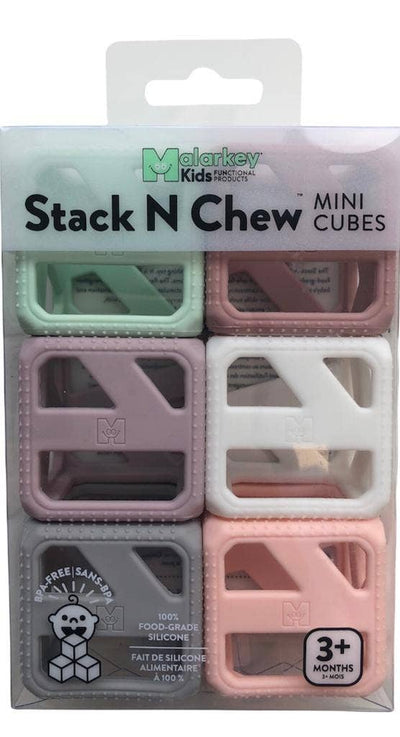Stack N Chew Cubes - Pastel by Malarkey Kids