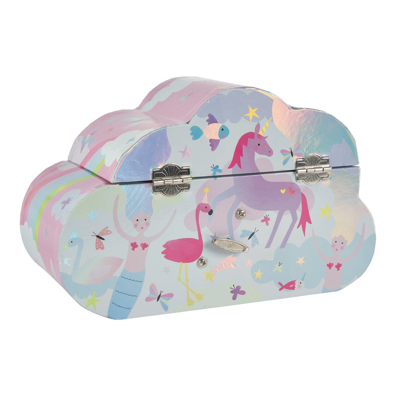 Musical Jewelry Box Cloud Shape - Fantasy by Floss & Rock Accessories Floss & Rock   