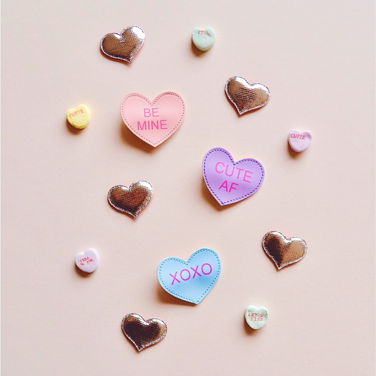 Conversation Heart Clip by Hello Shiso Accessories Hello Shiso   