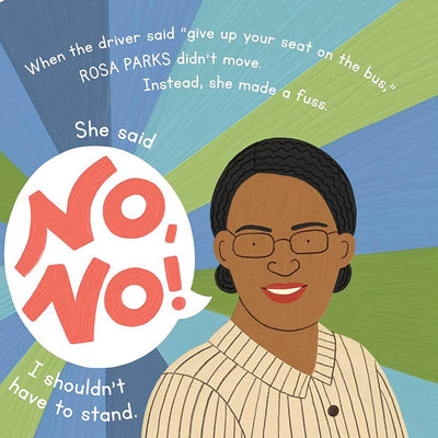 No!: My First Book of Protest - Board Book Books Simon + Schuster   