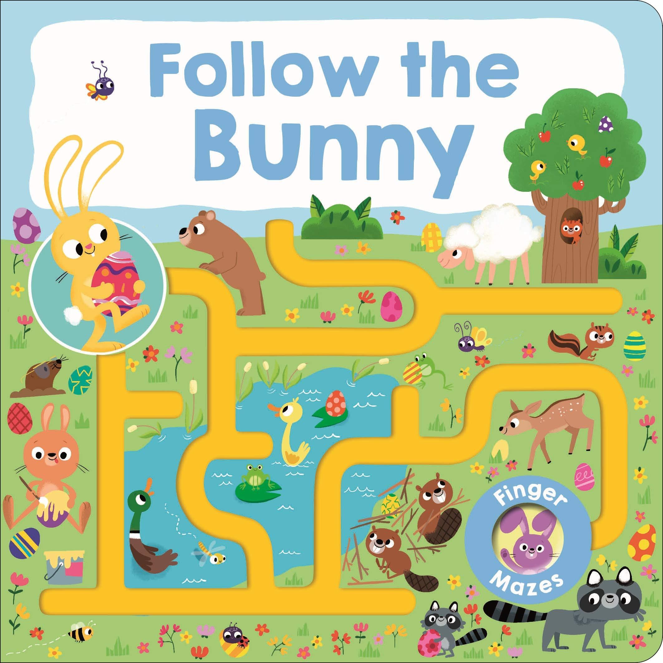 Maze Book: Follow the Bunny - Board Book – Pacifier Kids Boutique