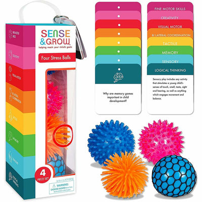 Sensory Stress Balls - 4 Pack by Be Amazing Toys Toys Be Amazing Toys   