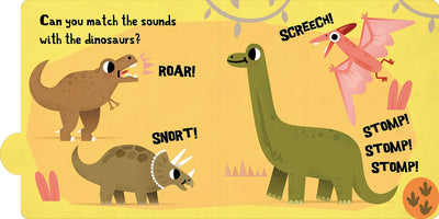 Noisy Tabs!: Dinosaurs - Board Book Books Simon + Schuster   