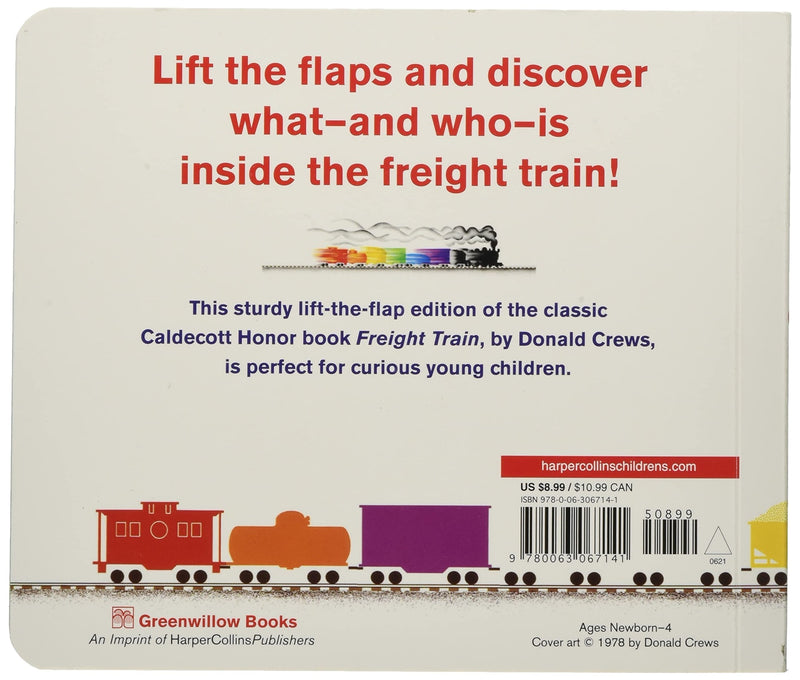 Freight Train - Lift the Flap Board Book Books Harper Collins   