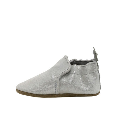 Pretty Pearl Soft Sole Shoes - Silver by Robeez