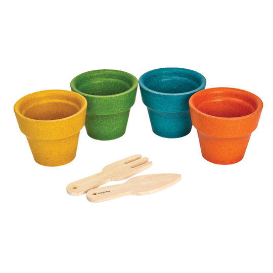 Flower Pot Set by Plan Toys