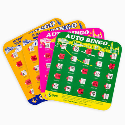 Travel Bingo Cards by Regal Games Toys The Original Toy Company   