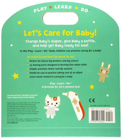 Let's Care for Baby: A Lift-the-Flap Activity Book Books Chronicle Books   