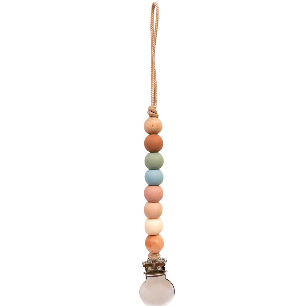 Erin Pacifier Clip - Grant by Pretty Please Teethers Infant Care Pretty Please Teethers   
