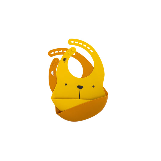 Lili Bib Set - Mustard/Cinnamon by Cotton Cloud