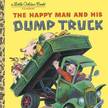 Happy Man And His Dump Truck - Little Golden Book Books Random House   