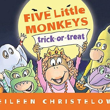 Five Little Monkeys Trick-or-Treat - Board Book Books Houghton Mifflin   