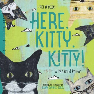 Here, Here Kitty: A Cat Breed Primer - Board Book Books Gibbs Smith   