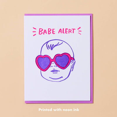 Babe Alert Card by And Here We Are