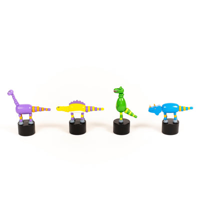 Dinosaur Push Puppet Toys Jack Rabbit Creations   