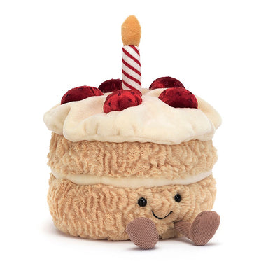 Amuseable Birthday Cake - 8 Inch by Jellycat Toys Jellycat   