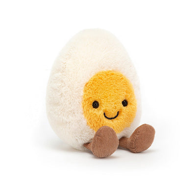 Boiled Emotive Egg - Happy by Jellycat Toys Jellycat   