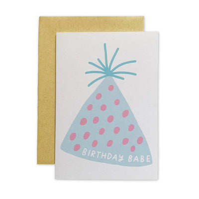 Birthday Babe Card by Allie Biddle Paper Goods + Party Supplies Allie Biddle   