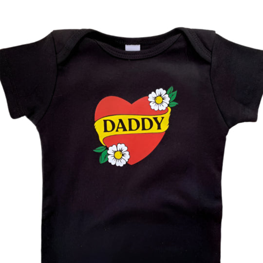 Daddy Cotton Bodysuit - Black by Savage Seeds