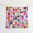 Badass Babes Patchwork Baby Security Blanket - Small Silver Cuddle by Abbey's House Bedding Abbey's House   