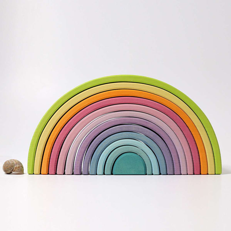 Large Rainbow - Pastel by Grimm&