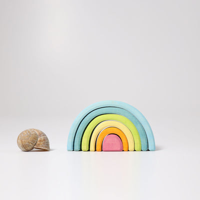 Small Rainbow - Pastel by Grimm's Toys Grimm's   