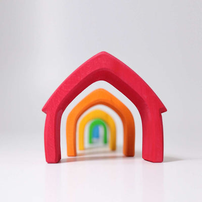 Colorful House by Grimm's Toys Grimm's   