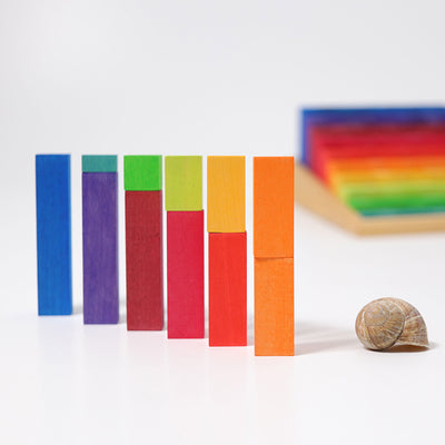 Small Stepped Counting Blocks by Grimm's Toys Grimm's   