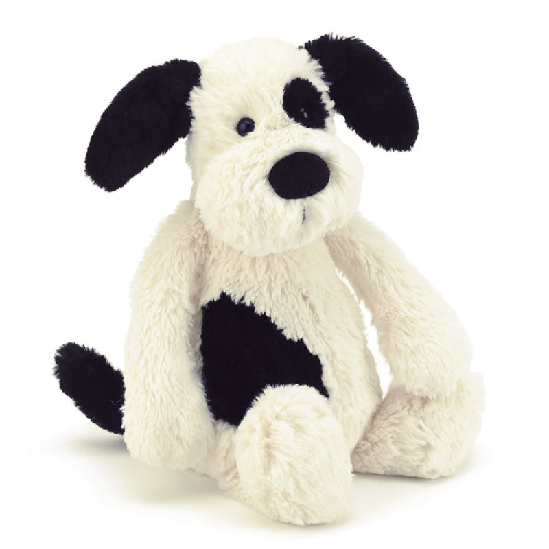 Bashful Black + Cream Puppy - Huge 21 Inch by Jellycat Toys Jellycat   