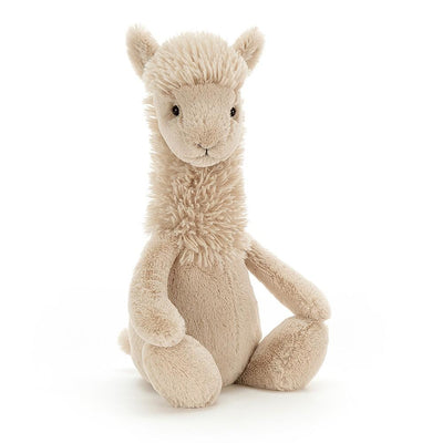 Bashful Llama - Medium 12 Inch by Jellycat Toys Jellycat   