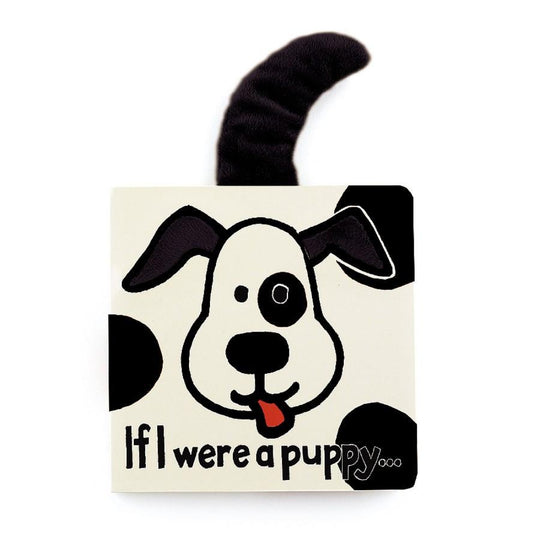 If I Were a Puppy (Black & Cream) - Board Book by Jellycat