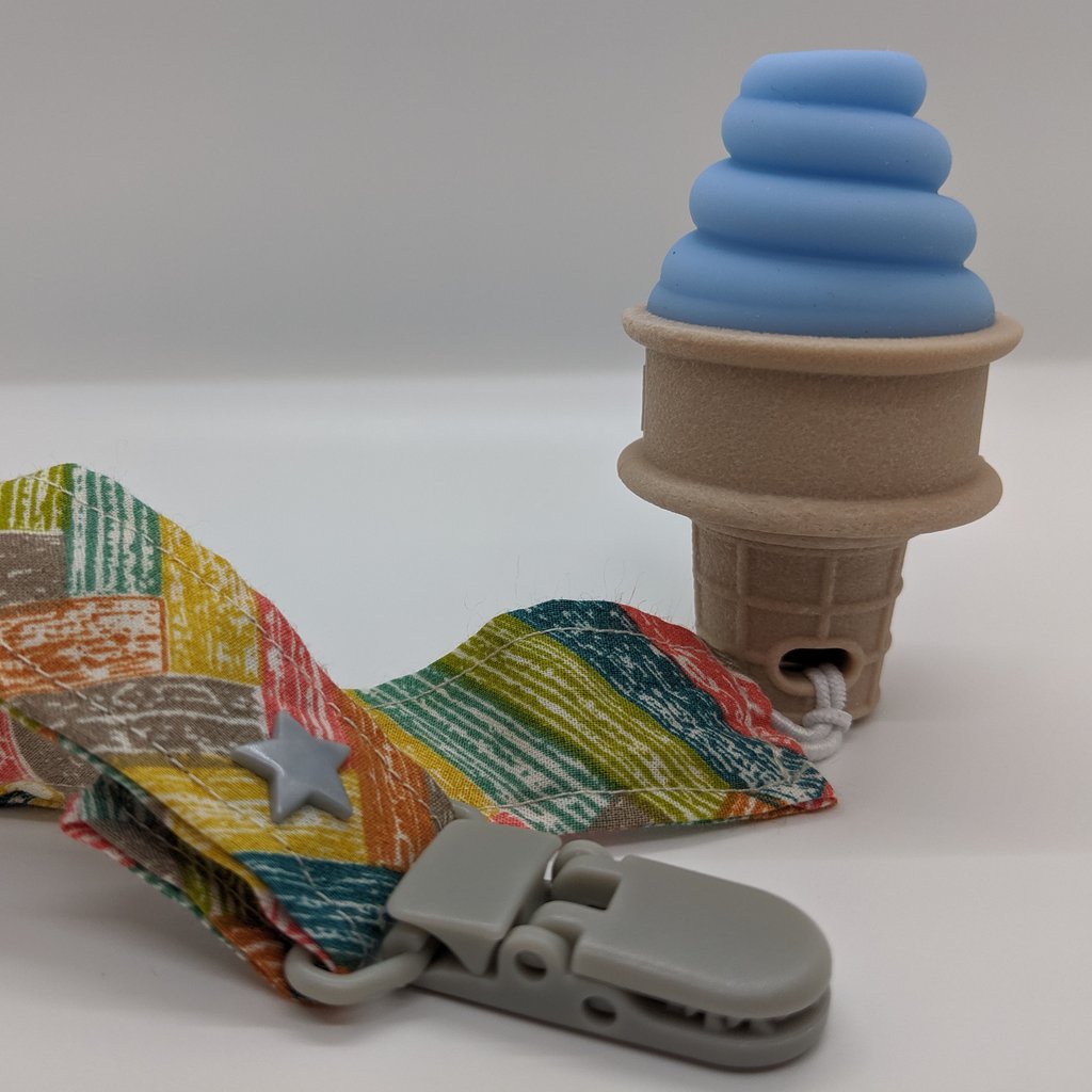 SweeTooth Scented Ice Cream Teether - Baby Blue Toys SweeTooth   