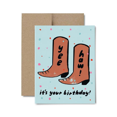 Yee Haw Birthday Card by Paperapple Paper Goods + Party Supplies Paperapple   