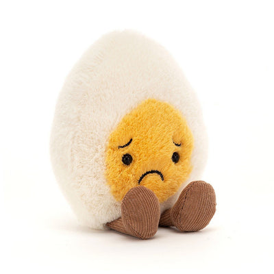 Boiled Emotive Egg - Sorry by Jellycat Toys Jellycat   