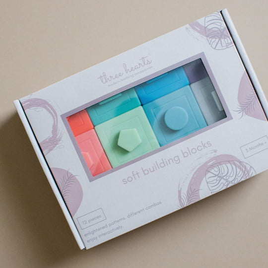 Silicone Building Blocks - Primary by Three Hearts