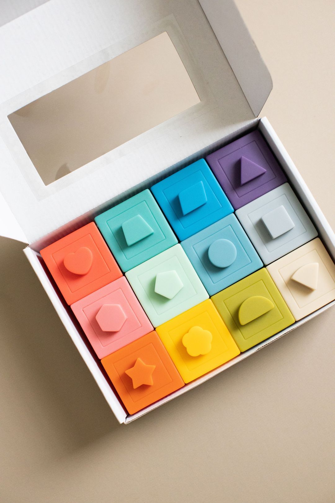 Silicone Building Blocks - Primary by Three Hearts Toys Three Hearts   