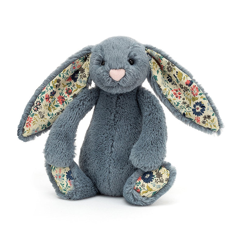 Blossom Dusky Blue Bunny - Small 7 Inch by Jellycat Toys Jellycat   