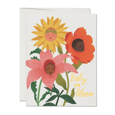 Baby in Bloom Card by Red Cap Cards Paper Goods + Party Supplies Red Cap Cards   
