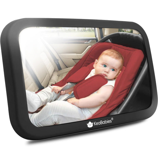 Car Seat Mirror - Black by KeaBabies