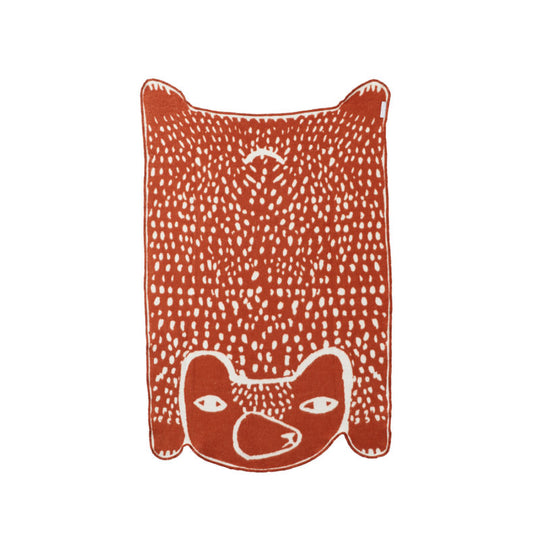 Bear Cotton Mini Blanket by Donna Wilson