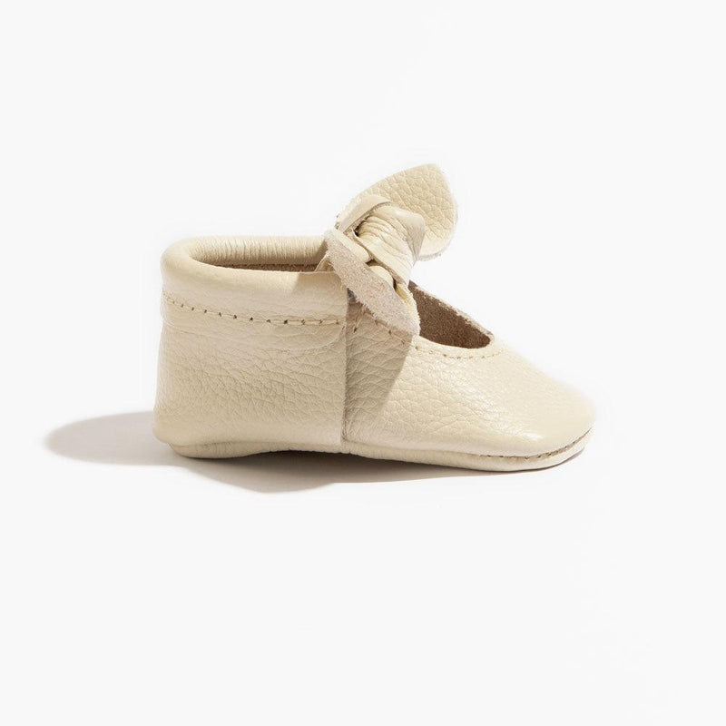 Knotted Bow Moccasin - Birch by Freshly Picked Shoes Freshly Picked   