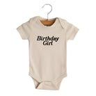 Birthday Girl Organic Baby Bodysuit - Cream by Gladfolk Apparel Gladfolk   