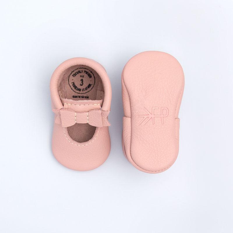 Bow Ballet Flat - Blush by Freshly Picked Shoes Freshly Picked   