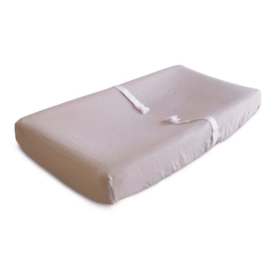 Extra Soft Changing Pad Cover - Blush by Mushie & Co Bath + Potty Mushie & Co   