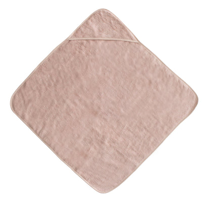 Organic Cotton Baby Hooded Towel - Blush by Mushie & Co Bath + Potty Mushie & Co   