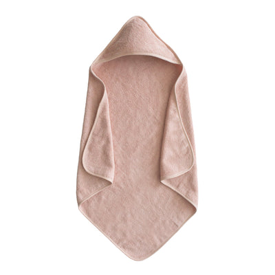 Organic Cotton Baby Hooded Towel - Blush by Mushie & Co Bath + Potty Mushie & Co   
