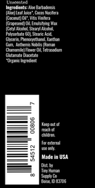 Busy Body Baby Lotion - 8 oz Unscented by Tiny Human Supply Co. Bath + Potty Tiny Human Supply Co.   