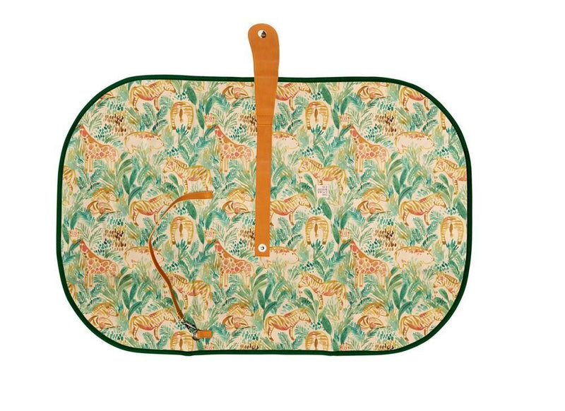 Travel Baby Change Mat - Jungle Safari by The Somewhere Co. Bath + Potty The Somewhere Co.   